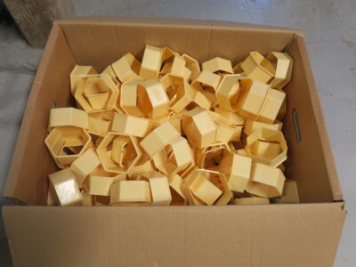 Forme sekskant plastik/ kasse 32